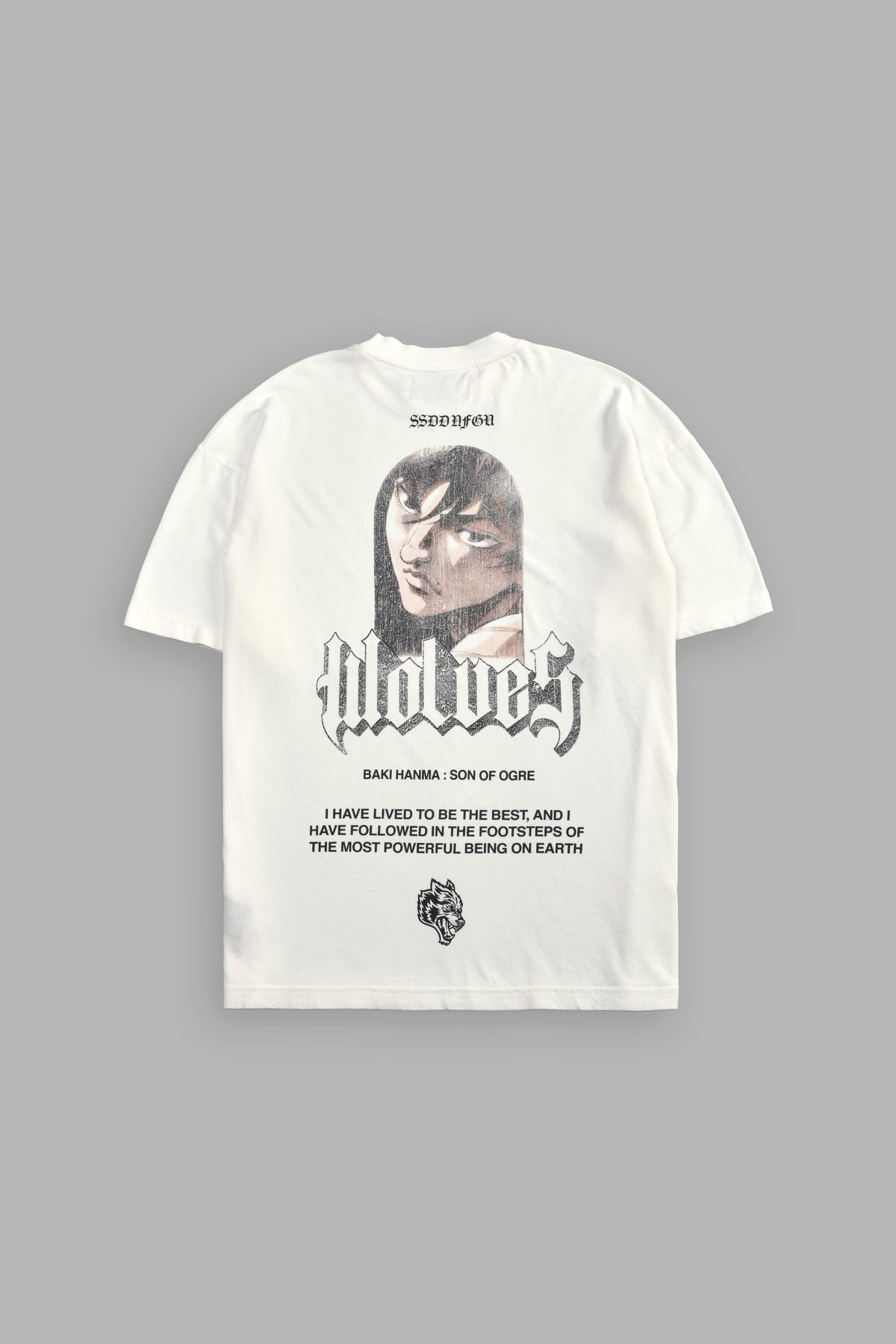 Determined "Premium" Oversized Tee in Cream