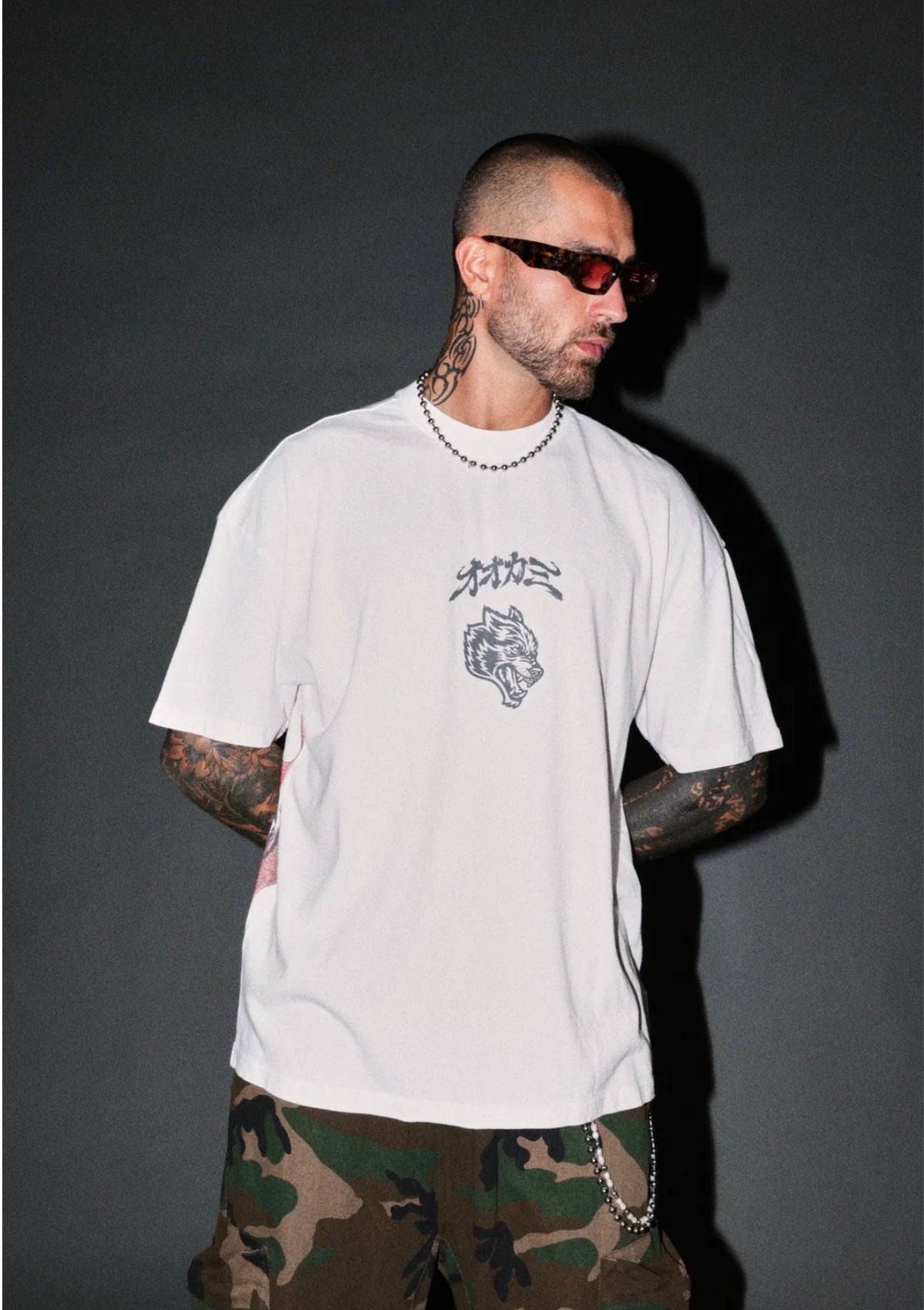 Our Code Premium Oversized Tee in White