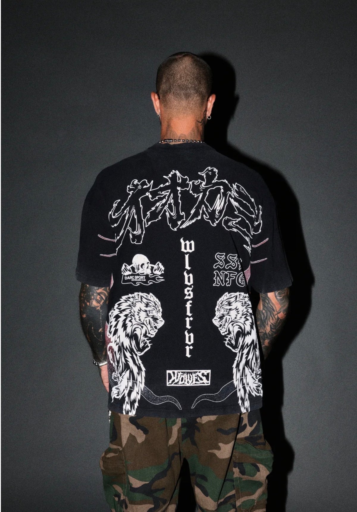 Our Code Premium Oversized Tee in Black