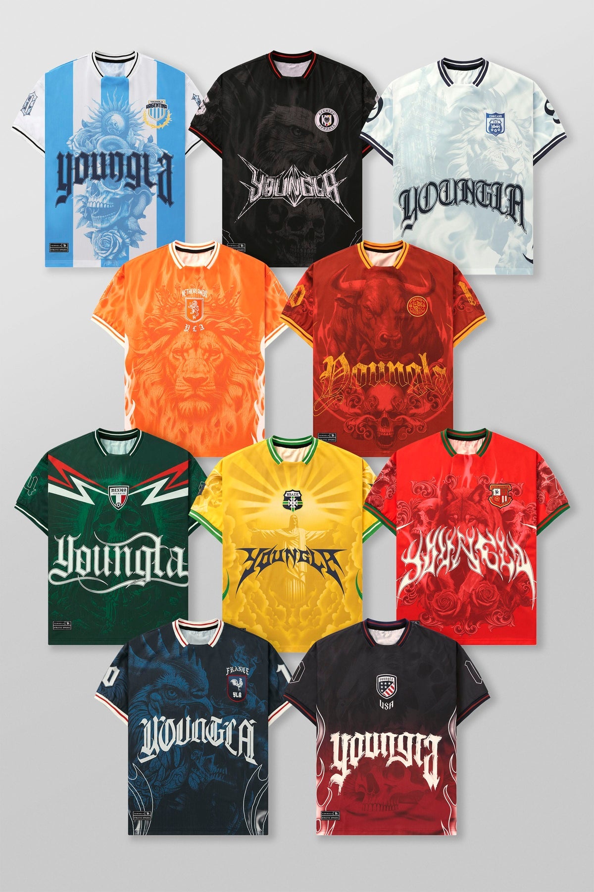 International Football Jerseys
