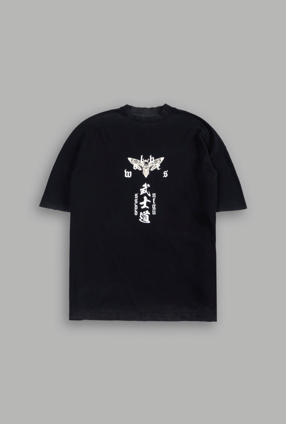 Bushido Reaper Geisha Premium Oversized Tee in Black