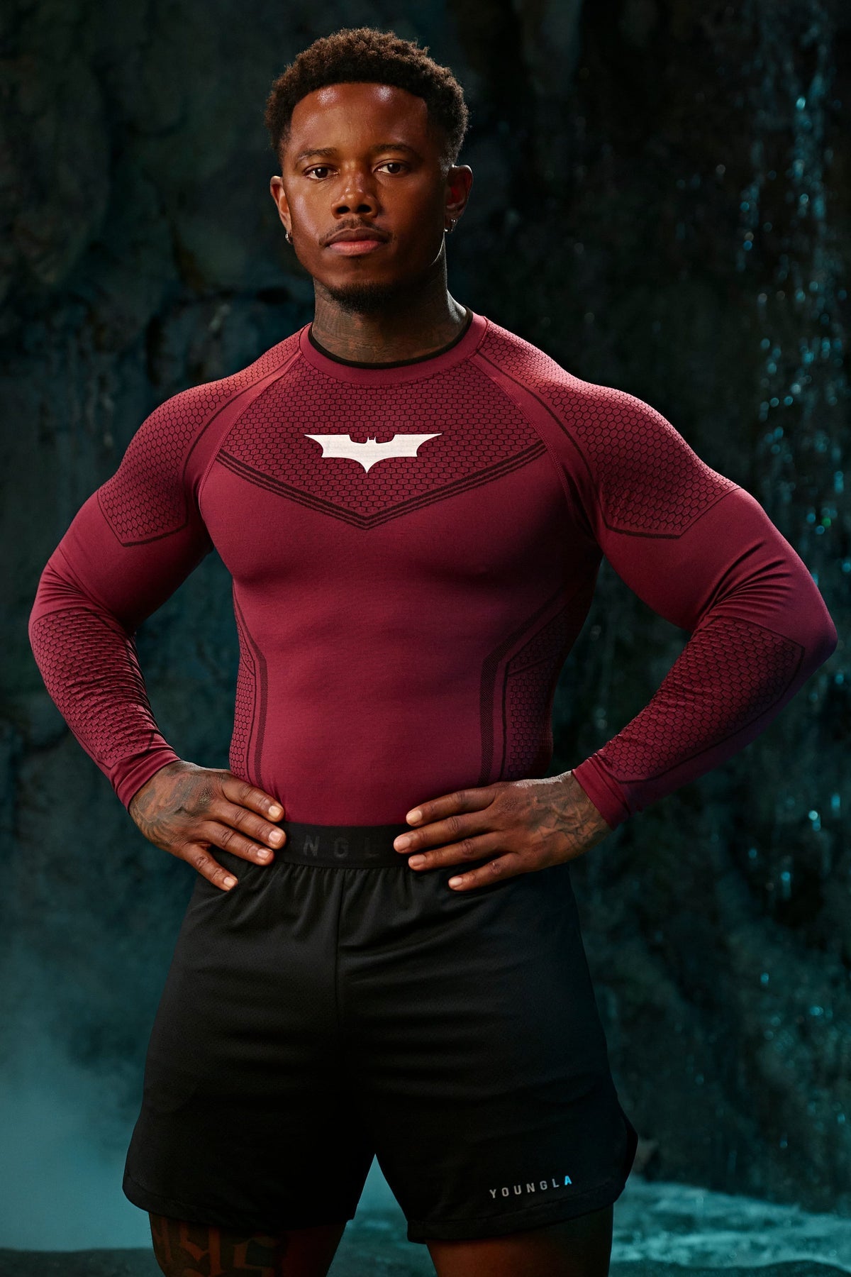 8004 - BATMAN COMPRESSION LONGSLEEVES NEW COLORS